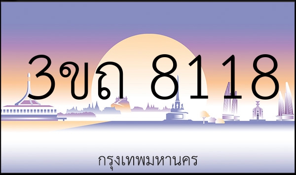 3ขถ 8118